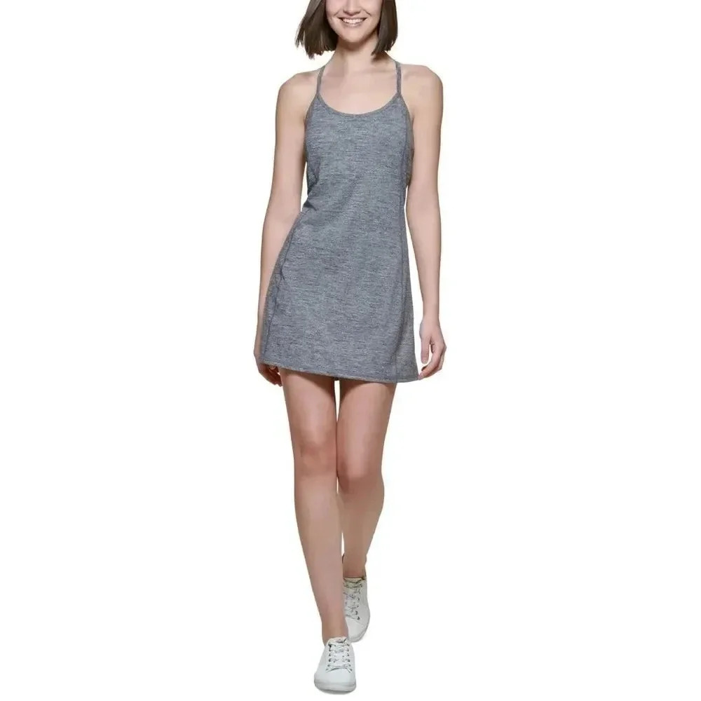 Ck Performance Women's Halter Peached Space Dye Sport Dress NWT